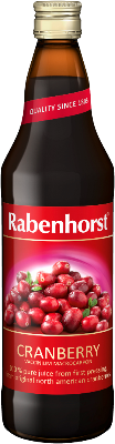 Rabenhorst Cranberry Pure Juice bottle