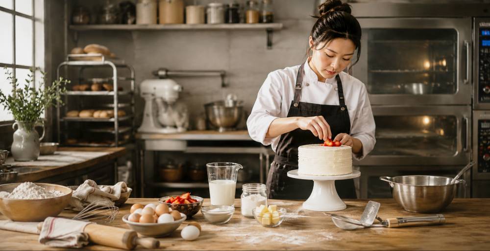 Food ingredients for bakery and pastry professional